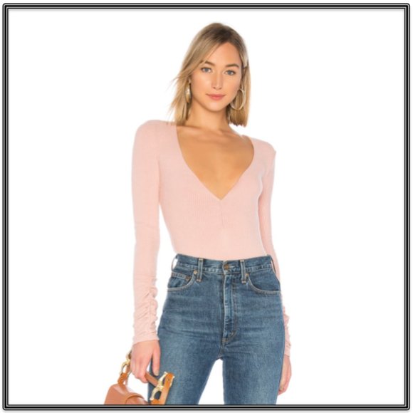 Free People Tops - Free People: COZY UP WITH ME BODYSUIT - NWT